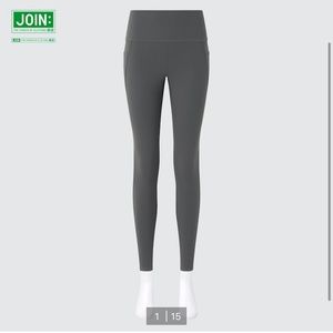 Uniqlo Airism Pocketed UV Protection Soft Leggings
